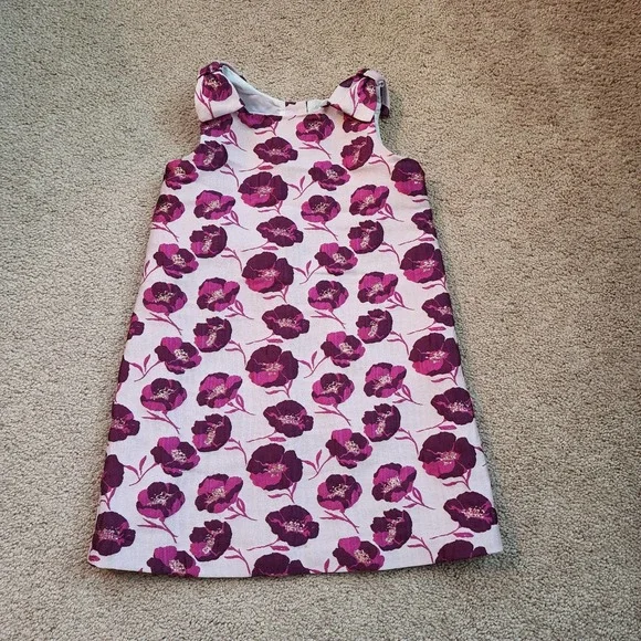janie and jack purple floral dress Janie And Jack Purple Corduroy Floral Dress Baby Girls Size 12 To 18 Months  New
